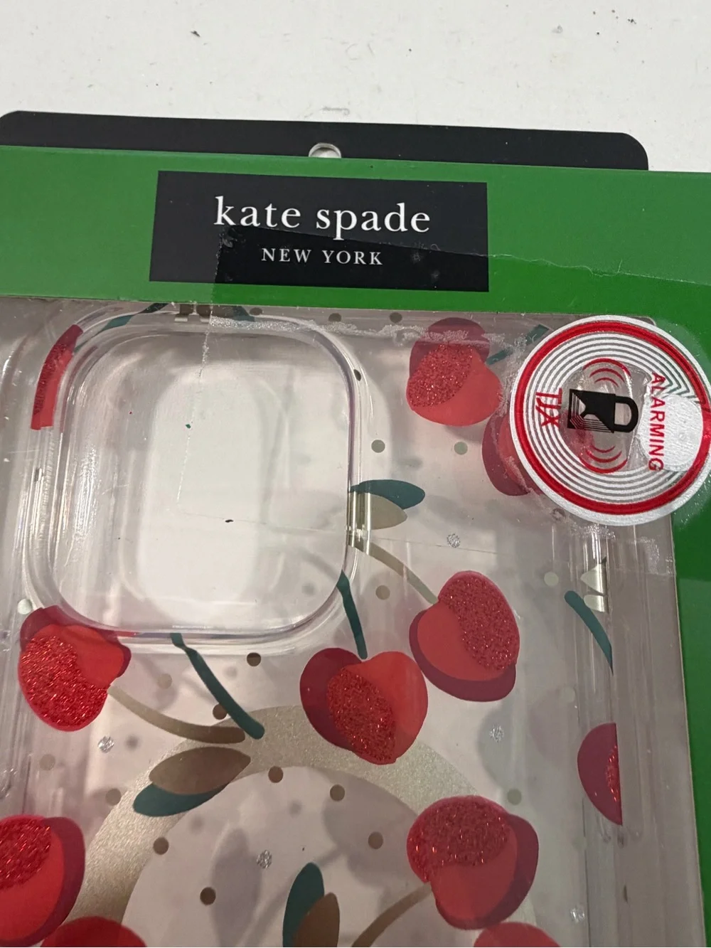 kate spade Clear Cherry Print iPhone 16 Pro Max Case -LAST ONE